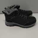 Moodeng Women's Winter Snow Boots Outdoor Hiking Boots Warm Waterproof Ankle Booties for Walking and Anti-Slip, size 38