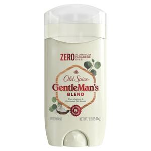 Old Spice GentleMan's Blend Deodorant Eucalyptus with Coconut Oil, Aluminum Free, 3.0 oz, 3pack