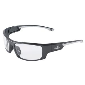Bullhead Safety Dorado Clear Safety Glasses with Performance Fog Technology, ANSI Z87+, Polycarbonate Protective Eyewear with UV Light Protection and Anti-Scratch Coating, Shiny Pearl Gray Frame