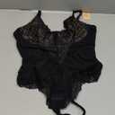 SHEKINI Lace Bodysuit Shapewear Tummy Control Body Shaper Womens V neck Tank Top Body Suit Thong Plus Size XL