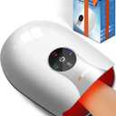 Hand Massager with Heat and Compression : Heated Full Hand Massager for Wrist Palm Fingers and Carpal Tunnel Relief & Daily Relaxation  4 Modes 6 Intensities