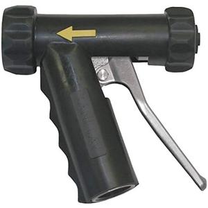 Sani-Lav Spray Nozzle, Aluminum, Brass/SS, Black