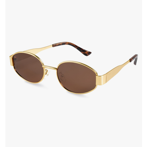 livho 2025 Trendy Oval Sunglasses - Stylish Polarized Shades for Everyday - Retro Metal Frames