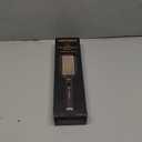 PRITECH Hair Straightener Brush - Upgraded Ionic Plus, Dense Bristles, 5 Temps, 20s Fast Heat, Anti-Scald, Dual Voltage | Ceramic for Thick/Curly Hair (Black Gold)