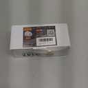 BESTTEN Keyed Entry Door Knob with Lock, Heavy Duty Interior and Exterior Door Lock, Standard Ball, Satin Nickel