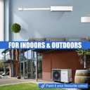 4" 7.5Ft Mini Split Line Set Cover, Plastic Line Kit for Outside Units, Mini Split Air Conditioner, Central AC and Heat Pump