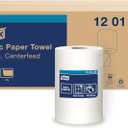 Tork Centerfeed Paper Wiper White M2, High Absorbency, 6 x 1000 Sheets, 120133