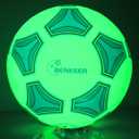 Glow in The Dark Soccer Balls -Size3/4/5 Soccer Gifts for Boys Youth and Adult - Traditional Soccer Balls