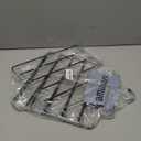 devesanter Pants Hangers Space Save Non-Slip Trousers Hangers Stainless Steel Clothes Hangers Closet Space Saving for Pants Jeans Scarf Hanging Black (3 Pack)