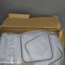 VERONES Large Tall Airtight Food Storage Containers, 10 PACK Plastic Airtight Kitchen & Pantry Organization, Ideal for Flour & Sugar Plastic Canisters with Labels (Black)