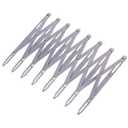 Expanding Sewing Gauge, Aluminum Buttonhole Spacer Expanding Crafting Sewing Gauge Ruler, Multifunctional Equidistant Measuring Marking Tool