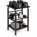 2026 Upgraded Adjustable Dumbbell Stand, 3-Tier Heavy-Duty Dumbbell Rack, 500 LBS Capacity, for Adjustable Dumbbells, Kettlebells & Yoga Accessories, for Home Gym, Garage, Fitness Room, Stand Only