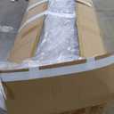 KEIKI 87" Chesterfield Velvet Button Tufted Sofa with High Density Foam Cushions, Modern 3-Seater Couch with Gold Strip Trim Decoration, Easy Assembly, for Apartment, Living Room, Office, Black (87"+Flared Arms)