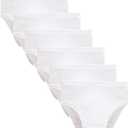 Winging Day Girls' Pure Cotton Panties Soft Underwear (16), White