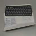 Logitech Pebble Keys 2 K380s, Multi-Device Bluetooth Wireless Keyboard with Customizable Shortcuts, Slim and Portable, Easy-Switch for Windows, macOS, iPadOS, Android, Chrome OS - Tonal Graphite