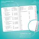 4 x 
Legend Planner Address Book with Alphabetical Tabs – Mini Telephone Address Book for Phone Numbers, Addresses, Email Contacts, Passwords & Important Dates – Small Size, 4.3x5.7″, Hardcover, Turquoise
