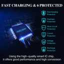 ASDAWN INR18650M26-4S2P Battery Replacement for Eufy Robovac L70 Hybrid, T2190G21, T2190, L10 Robot Vacuum Cleaners Battery with Tools