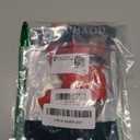 YAODHAOD Dog Shoes for Small Dogs, Puppy Dog Boots & Paw Protector for Winter Snowy Days, Anti-Slip Sole Dog Booties for Indoor Hardwood Floor 4PCS (Red,Size: 2)