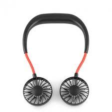 Portable Neck Fan Rechargeable Battery Operated Wearable Personal Cooling Bladeless Fan for Outdoor Travel, Gifts for Men Women Kids,