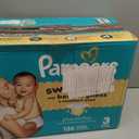 Pampers Swaddlers Diapers, Size 3 (13-26 lbs), 136 Count, Absorbent, Keeps Baby Dry and Comfortable, Skin Safe Disposable Baby Diaper 