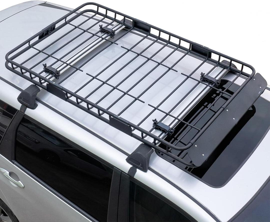 Season Guard 64" x 39" x 4" Rooftop Cargo Carrier Basket 150lb Roof Rack