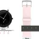 FanTEK 10pcs Watch Strap Holder Loop, Silicone Watch Band Keeper Retainer Fastener Ring Parts for Smart Watch Band Wristband Replacement
