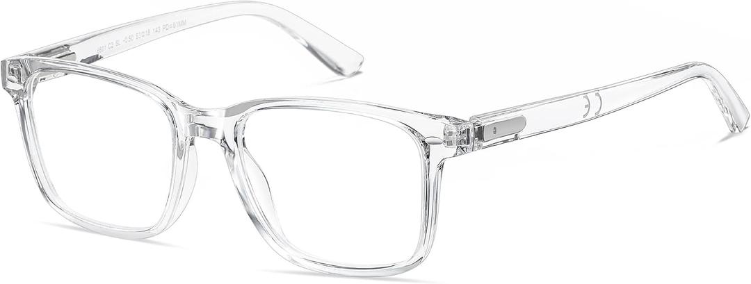 Nearsighted Myopia Glasses Mens Womens Blue Light Spring Hinge Shortsighted Distance Glasses, - 1.00
