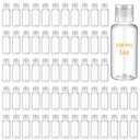 150 Pcs 1oz Travel Bottles Bulk for Toiletries Clear Small Travel Size Bottles Bulk Refillable Empty Containers for Shampoo Lotion Liquid Body Soap Cream Toiletries