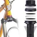 Bike Mount Hidden Compatible for air-tag, The Most Secret Anti-Theft Device - Waterproof for MTB Bicycle Suspension Fork with Inner Diameter 18-30mm (Air-Tag Not Included) (QC-01GPS-Ma)