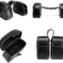 Motorcycle Tail Bag for Harley Davidson Softail Breakout 2013-2024  Easy Installation Motorcycle Leather Saddle Bags, Side Pannier Bag with Locking Mechanism, Rear Storage Bag,B (normal)