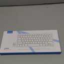 OMOTON 2.4G Wireless Keyboard, Ultra-Slim Compact Mini Keyboard with Type-C & USB-A Receiver, Compatible with Desktop Laptop Tablet PC Smart TV and Windows 11/10/8/7 - Grey