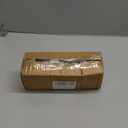 Industrial Pipe Shelf Brackets 8-Inch, Black Floating Shelf Bracket Heavy Duty Decorative Rustic Shelving Hardware, 6 Pack