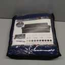 ZNSAYOTX 1 Piece Jacquard Chair Slipcovers for Living Room High Stretch Chair Covers with Arms Anti Slip Pets Friendly Couch Sofa Armchair Cover Furniture Protector (Chair, Navy Blue) (Small (31"-46"))