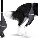 Ortocanis Dog Knee Brace for Torn Acl Hind Leg, Cruciate Ligament Injuries, Patella Dislocation or Osteoarthritis - Dog Acl Knee Brace - Dog Braces for Back Leg for Support (Large, Right Leg)