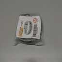 Stylish PU Leather Dog Collar with Alloy Buckle, Black Diamond Rivets, Adjustable, Durable for Small, Medium, Large Dogs - Black M (Medium (Pack of 1))