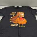 Thanksgiving Turkey Cat Funny Thanksgiving Men Women T-Shirt S