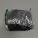 Sexy Halter Open Front Ruffle Sheer Mesh Lace Babydoll Lingerie Dress with Thong 2 Piece (S, Black)