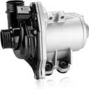 JDMON Electric Engine Water Pump Replacement for BMW E70 X5 3.0s 4.8i 2007-2009, X5 xDrive30i xDrive35d xDrive48i M 2009-2010 Coolant Pump Replacement for 599-961 11517568595 11517546996 11519894484