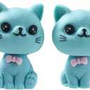 18 Pack Cat Erasers for Kids, Top Erasers for Pencils, 3D Take Apart Erasers for School Supplies Prize Gifts