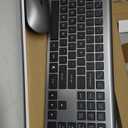 Wireless Keyboard and Mouse Combo, Full Size Keyboard and Mouse, Long Battery Life, Optical Mouse, 2.4G Lag-Free Cordless Mice Keyboard Set Ultra Slim Design for Computer, Laptop, PC, Mac, Windows