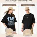 Men Women Baseball Cap, Classic Adjustable Plain Caps, Lightweight Unstructured Baseball Cap Soft Brim