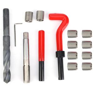 Helicoil Thread Repair Kit M14x1.5 Female Thread Repairing Accessory Assortment (15 Pcs) Thread Metric Inserts Repair Kits for Auto Repairing Hand Tool