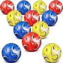 Lenwen 12 Pcs Soccer Balls with Pump Bulk Official Size 5 4 3 Kids Teens Adult Indoor Outdoor Sports Soccer Gift for Play Training Gift Party Back to School