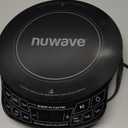 Nuwave Flex Precision Induction Cooktop, 10.25 Shatter-Proof Ceramic Glass, 6.5 Heating Coil, 45 Temps from 100F to 500F, 3 Wattage Settings 600, 900 & 1300 Watts, Black