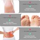 2 x Dual-Sided Black Foot Scrubber - Pumice Stone for Feet & Boar Bristle Brush, Foot Callus Remover for Home, Salon, and Travel