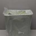 4.5 Gallon Trash Can with Swing Lid, Plastic Swing Top Trash Can (Green)