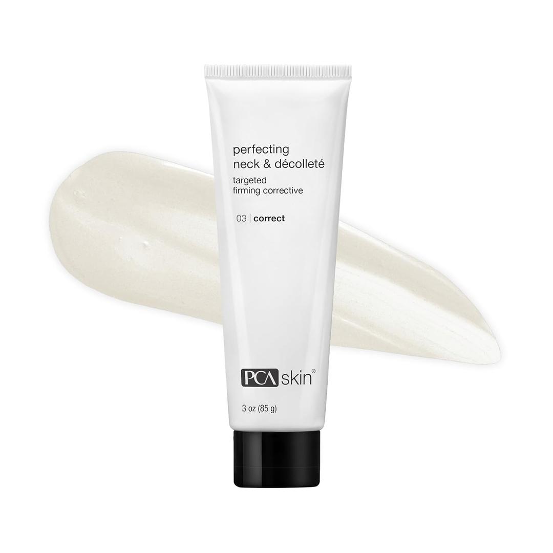 PCA SKIN Perfecting Neck & Chest Firming Cream - Anti Aging Retinol Moisturizer for Reducing Discoloration, Wrinkles & Fine Lines (3 oz)