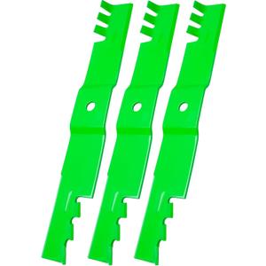 02005019-X (Toothed Mulching) Mower Blades, 942-04415 Mulching Blades Fit for Cub Cad et 60" Deck-Compatible with Cub Ca det Z-Force L60 LE60 LX60 LZ60 SX60 SZ60 PRO Z 100 160-L
