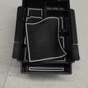 2025 2024 Crosstrek Center Console Organizer Tray Storage Box, Compatible with 2023 2024 2025 Crosstrek Hybrid 2024 Impreza Console Storage Box Tray Crosstrek Accessories 2024 2pcs (White)