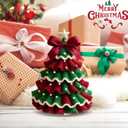 DIY Crochet Christmas Tree Kit for Beginners, Handmade Crochet Christmas Tree Kits - Easy Crochet Kit with Simple Instruction Manual, for Christmas